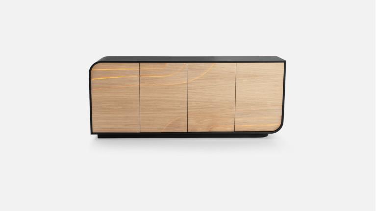 NOVA 4-door sideboard | Oak and light play