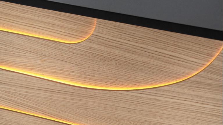 NOVA 4-door sideboard | Oak and light play