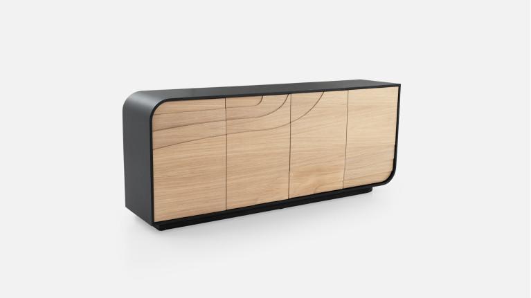 NOVA 4-door sideboard | Oak and light play