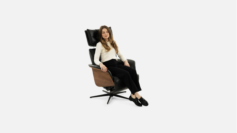 Fauteuil relaxation électrique cuir DETROIT