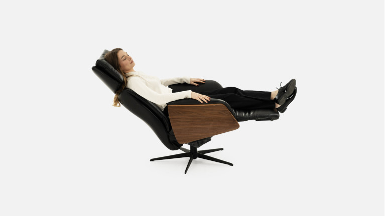 Fauteuil relaxation électrique cuir DETROIT