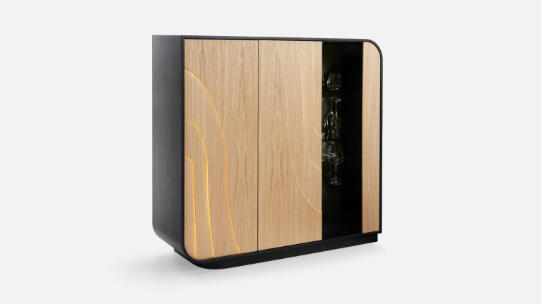 Vitrine 3 portes NOVA
