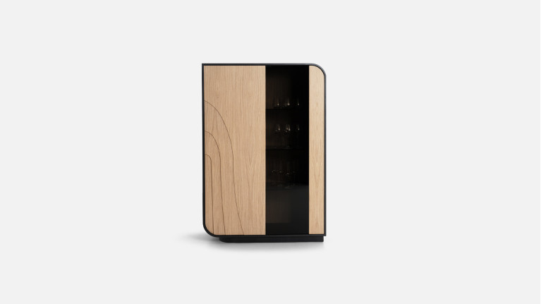 Vitrine 2 portes NOVA | Design épuré