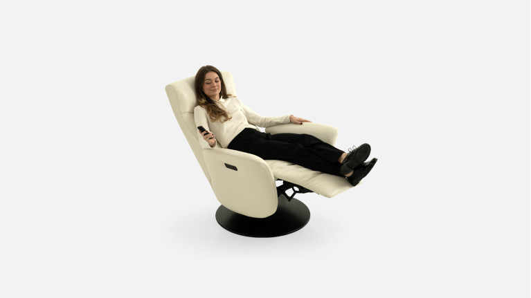 Fauteuil relaxation électrique cuir NEW YORK | Détente sans compromis