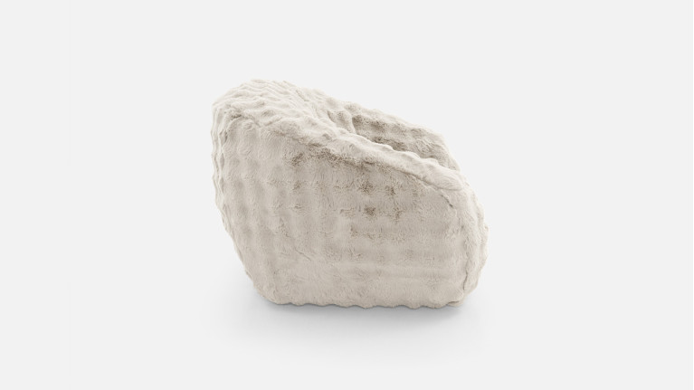 Fauteuil tissu YETI | Douceur irrésistible et style chaleureux