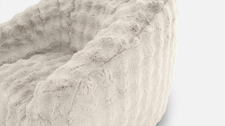 YETI fabric armchair | Irresistible softness and warm style