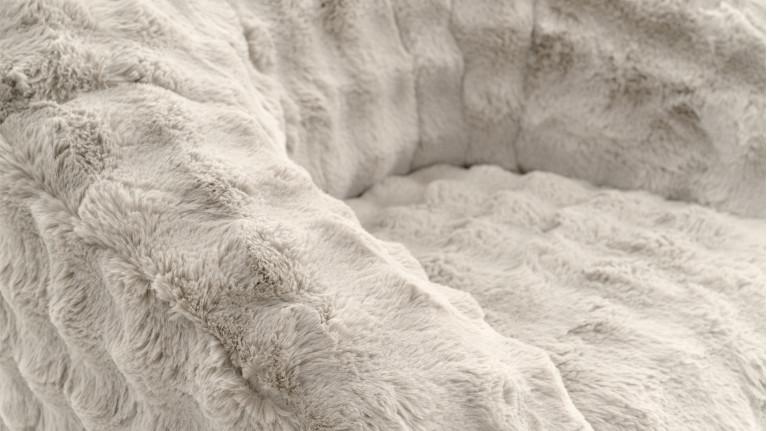YETI fabric armchair | Irresistible softness and warm style