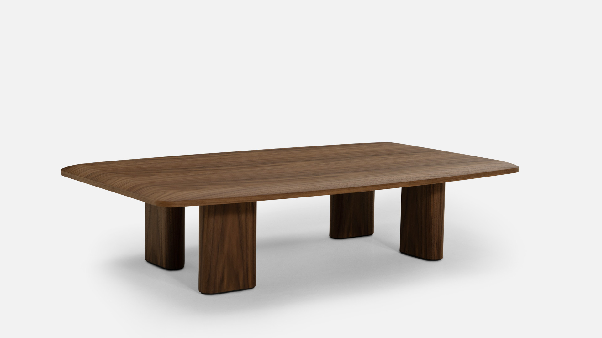 Table basse noyer DOLLY | Style contemporain