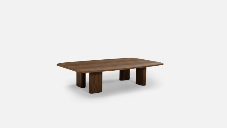 Table basse noyer DOLLY | Style contemporain