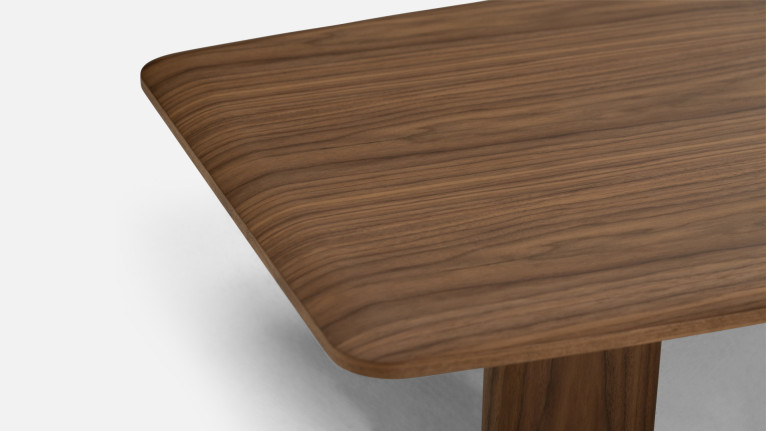 Table basse noyer DOLLY | Style contemporain