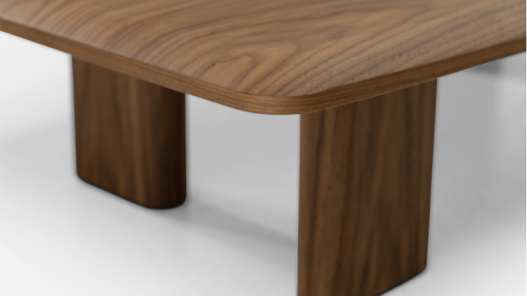 Table basse noyer DOLLY | Style contemporain