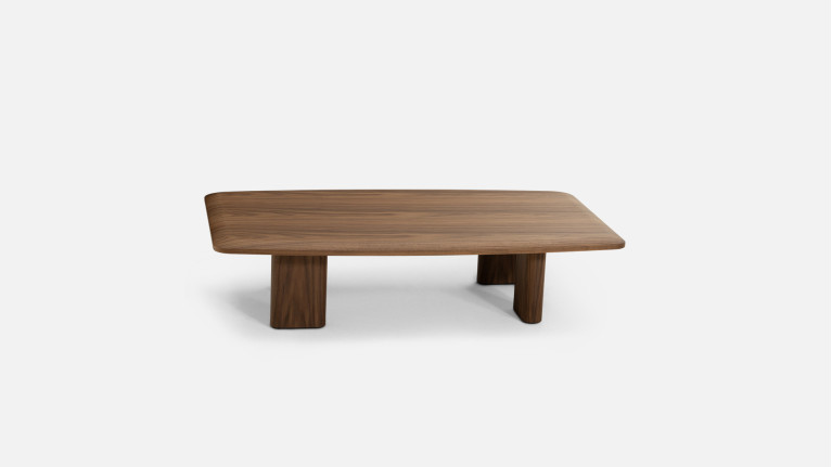 Table basse noyer DOLLY | Style contemporain