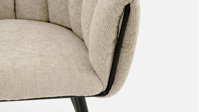 Chaise tissu MISTRAL | Multiples coloris disponibles