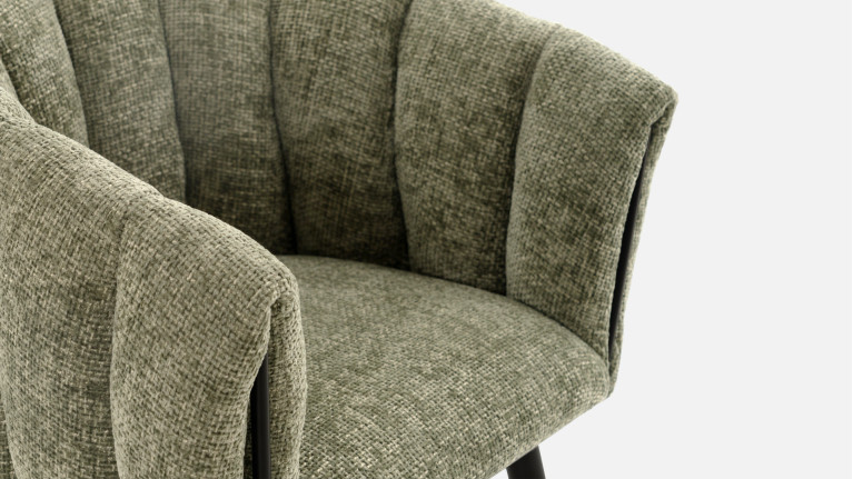 Chaise tissu MISTRAL | Multiples coloris disponibles