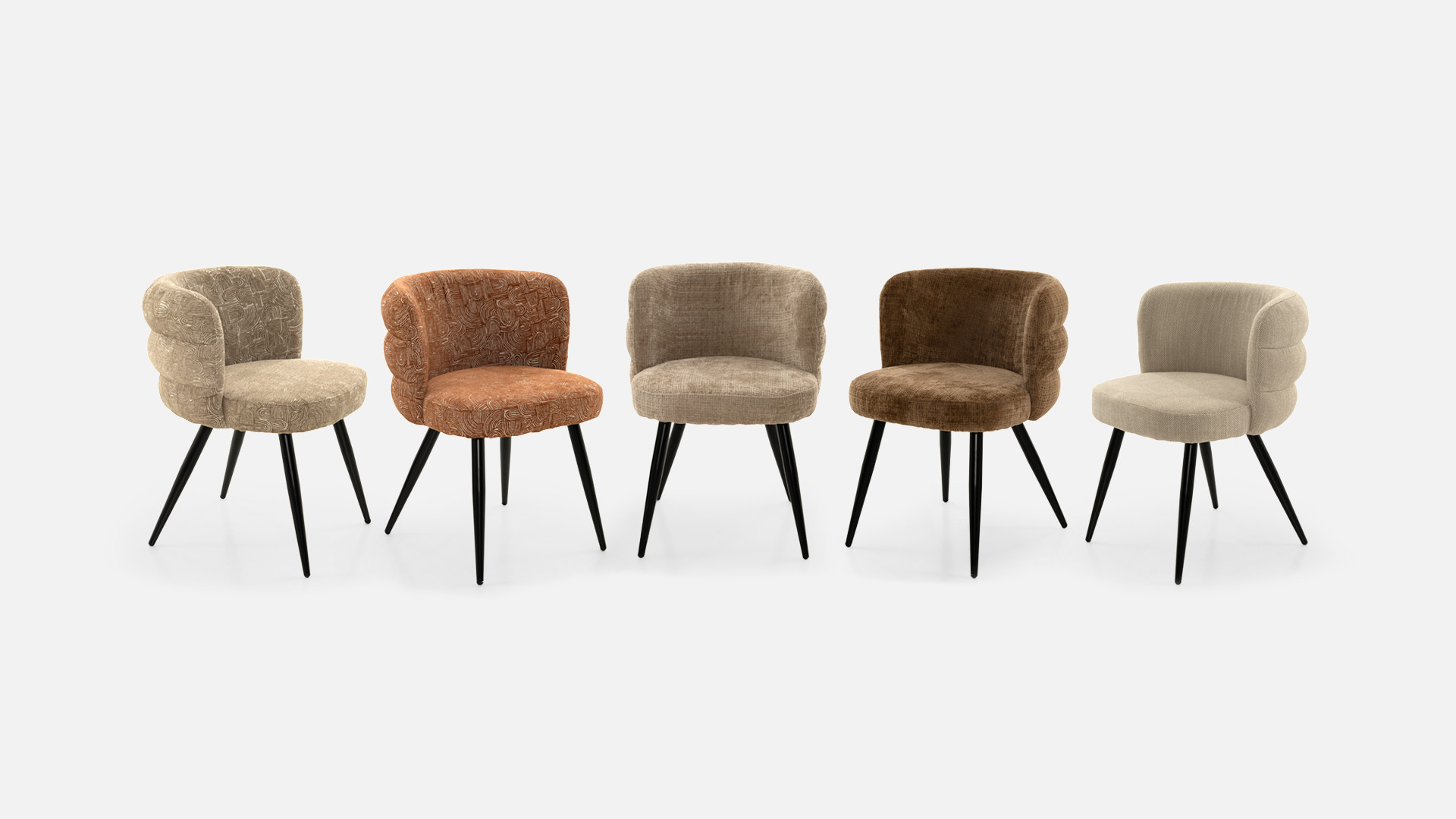 Chaise tissu NUAGE | Design contemporain et confort haut de gamme