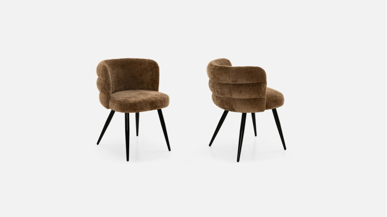 Chaise tissu NUAGE | Design contemporain et confort haut de gamme