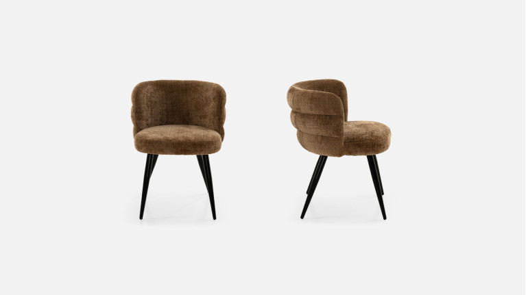 Chaise tissu NUAGE | Design contemporain et confort haut de gamme