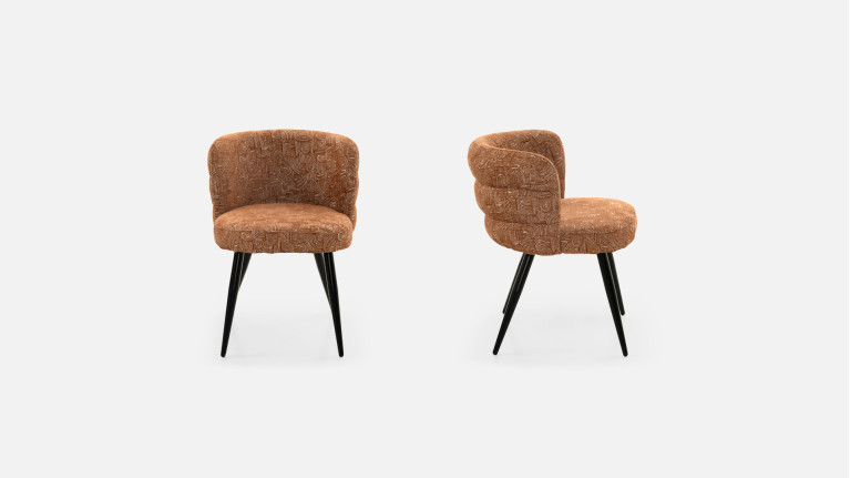 Chaise tissu NUAGE | Design contemporain et confort haut de gamme