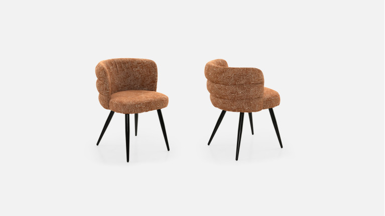 Chaise tissu NUAGE | Design contemporain et confort haut de gamme