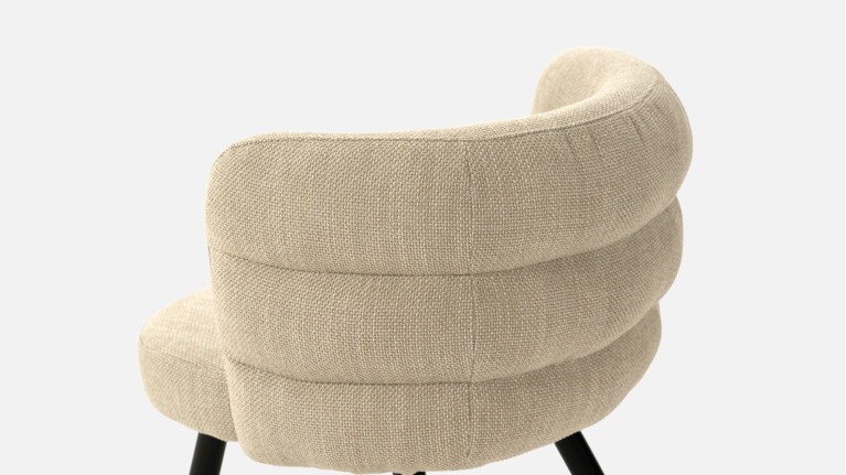 Chaise tissu NUAGE | Design contemporain et confort haut de gamme