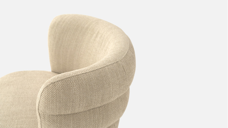 Chaise tissu NUAGE | Design contemporain et confort haut de gamme