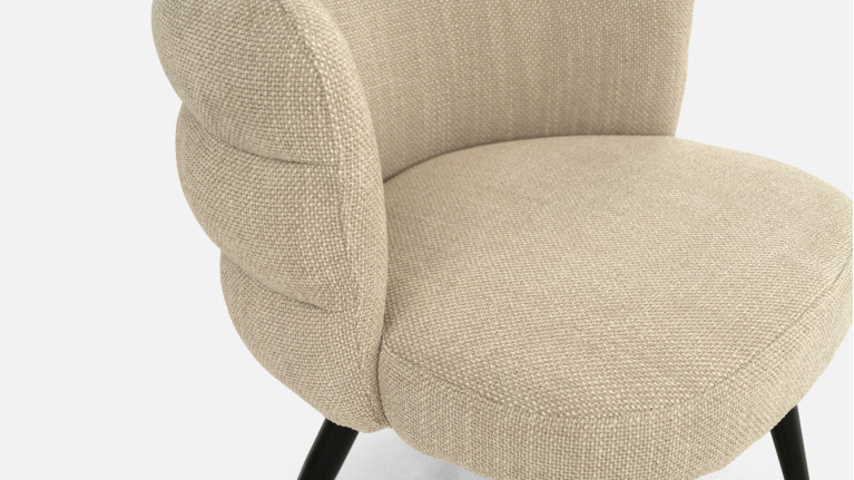 Chaise tissu NUAGE | Design contemporain et confort haut de gamme