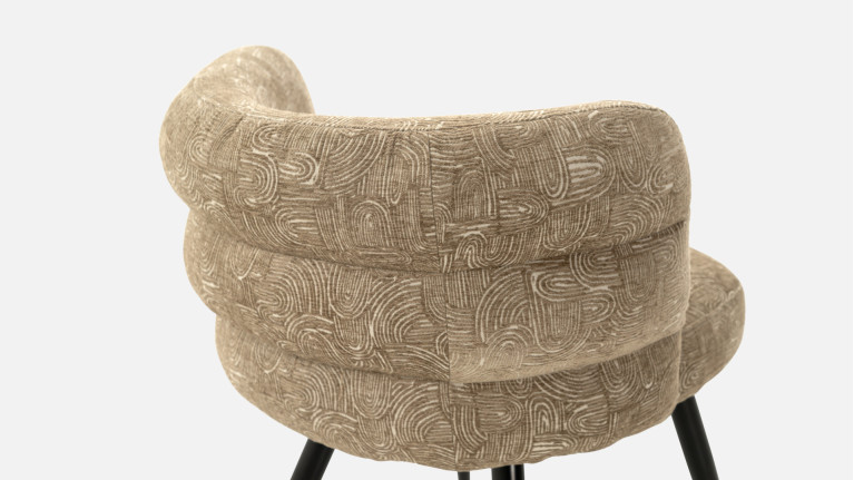 Chaise tissu NUAGE | Design contemporain et confort haut de gamme