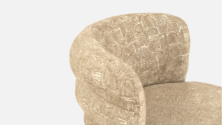 Chaise tissu NUAGE | Design contemporain et confort haut de gamme