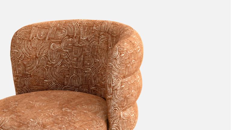 NUAGE fabric chair | Contemporary design and top-of-the-range comfort