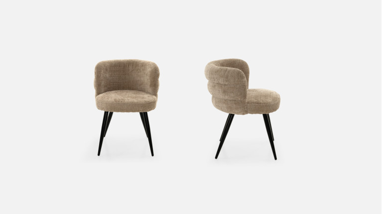 Chaise tissu NUAGE | Design contemporain et confort haut de gamme