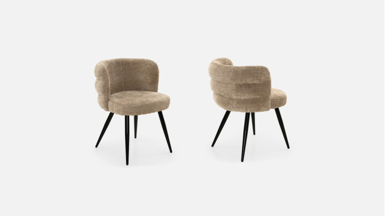 Chaise tissu NUAGE | Design contemporain et confort haut de gamme