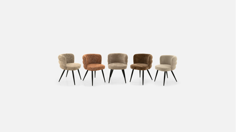 Chaise tissu NUAGE | Design contemporain et confort haut de gamme