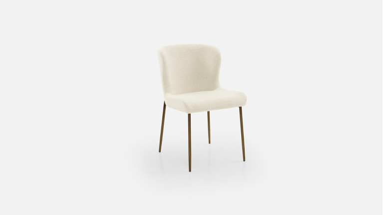 Chaise tissu GLAM | Élégance contemporaine et confort raffiné