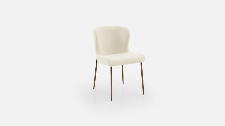 GLAM fabric chair | Contemporary elegance and refined comfort
