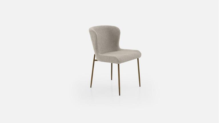 GLAM fabric chair | Contemporary elegance and refined comfort