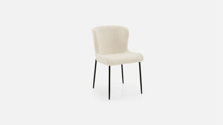 GLAM fabric chair | Contemporary elegance and refined comfort