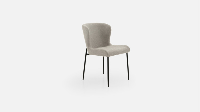 Chaise tissu GLAM | Élégance contemporaine et confort raffiné