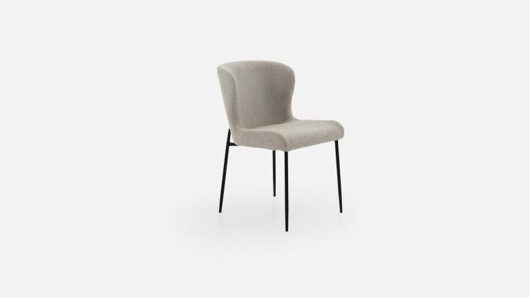 GLAM fabric chair | Contemporary elegance and refined comfort
