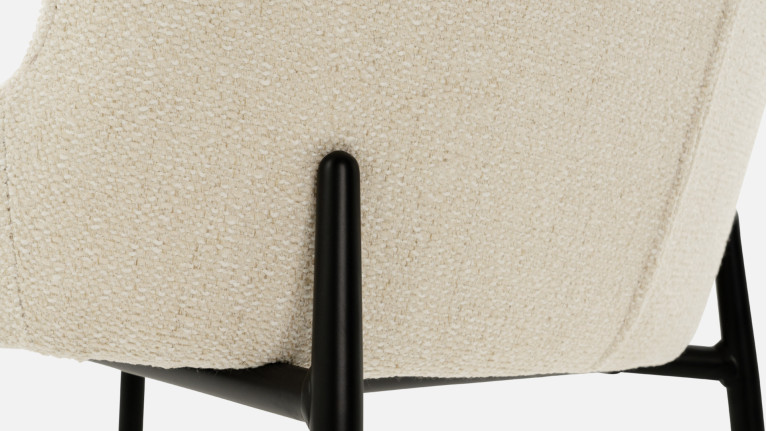 Chaise tissu GLAM | Élégance contemporaine et confort raffiné