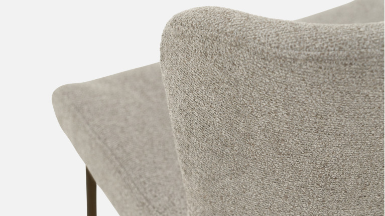 Chaise tissu GLAM | Élégance contemporaine et confort raffiné