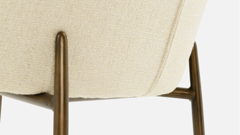 Chaise tissu GLAM | Élégance contemporaine et confort raffiné