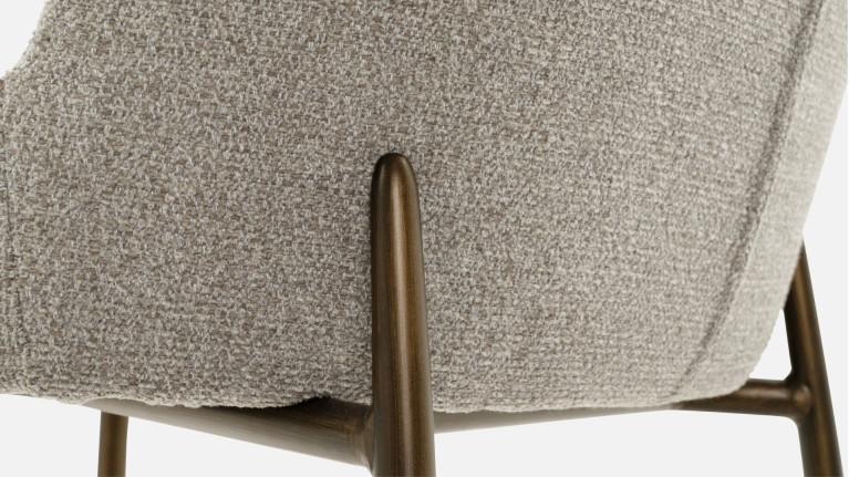 GLAM fabric chair | Contemporary elegance and refined comfort