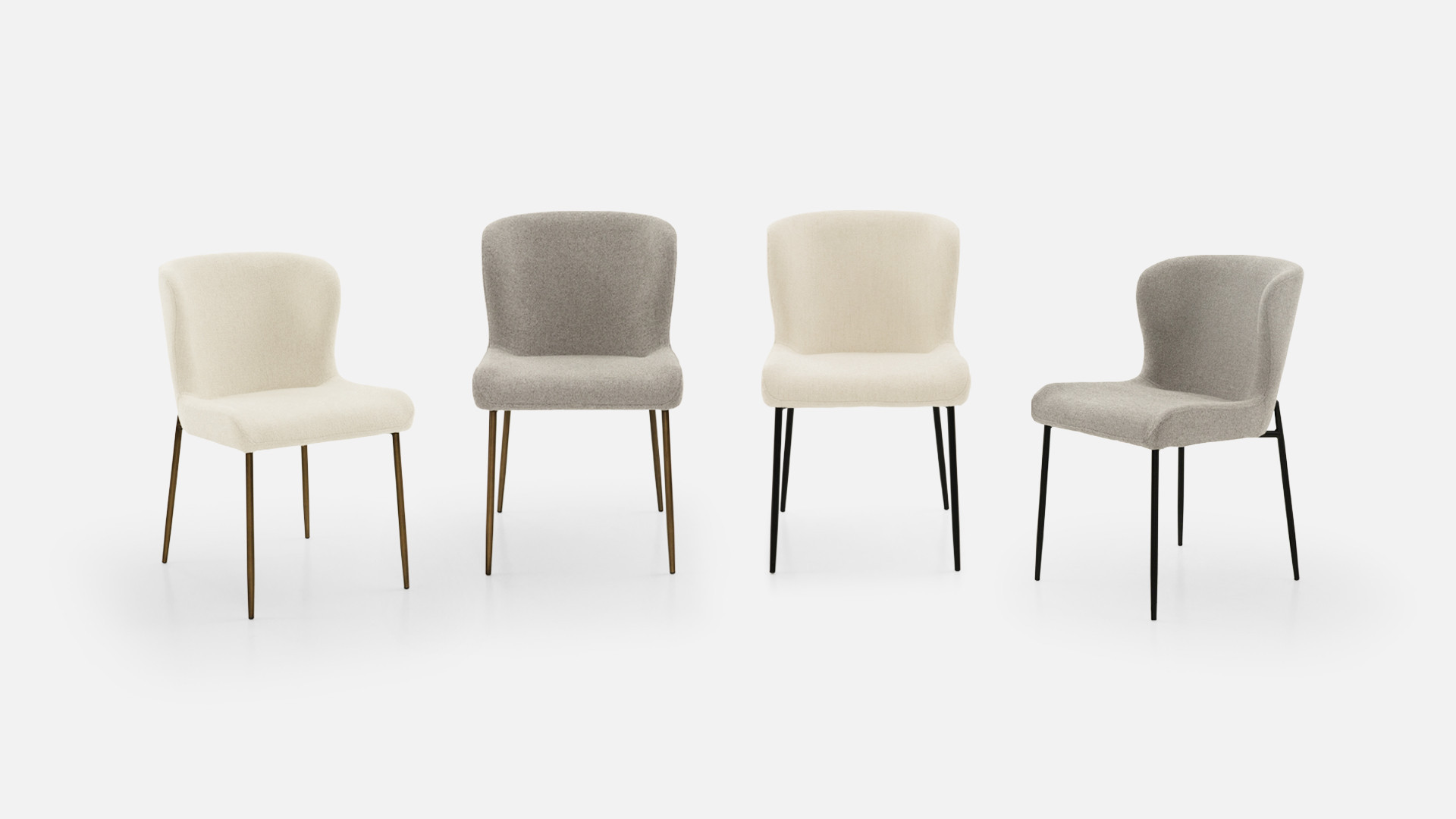 GLAM fabric chair | Contemporary elegance and refined comfort