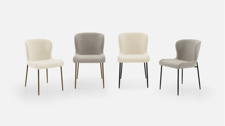 Chaise tissu GLAM