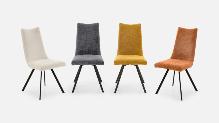Chaise tissu STELLA