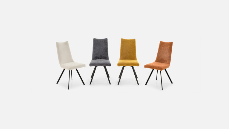 Chaise tissu STELLA