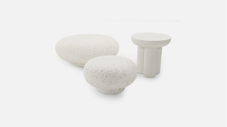 Table basse POPPY | Enduit à la chaux