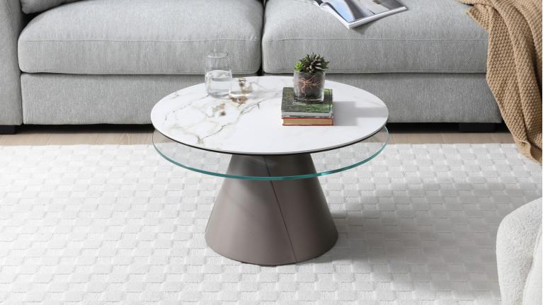UTOPIA coffee table | Synchronized swivel mechanism