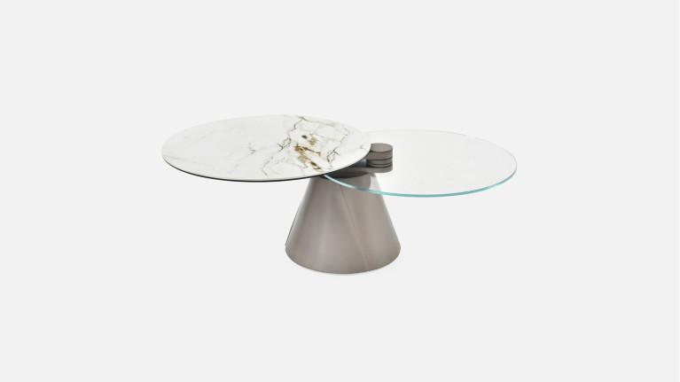 UTOPIA coffee table | Synchronized swivel mechanism