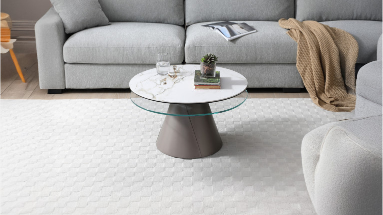 Table basse UTOPIA | Mécanisme pivotant synchronisé
